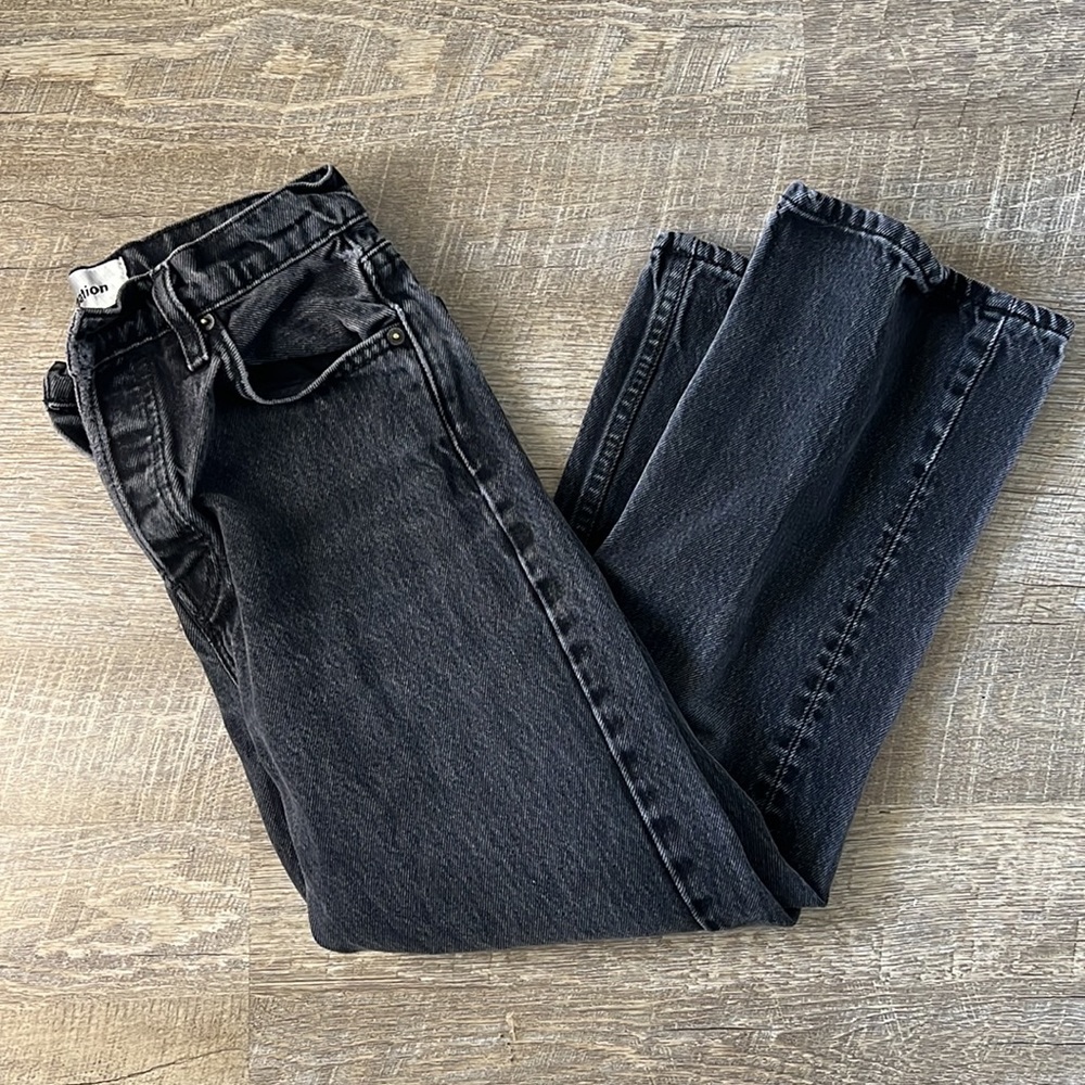 Reformation Black Jeans Size 25 - Picture 4 of 7